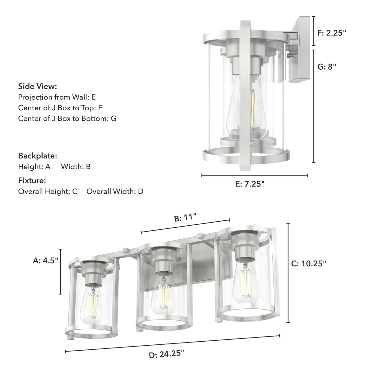 Astwood 3 Light Vanity