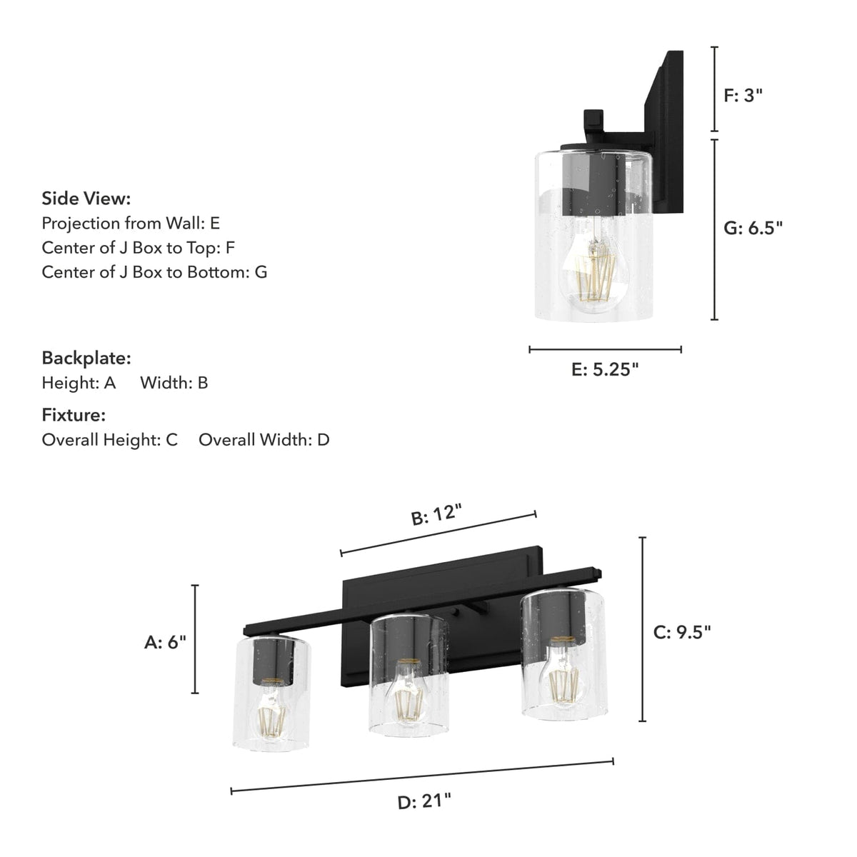 Kerrison 3 Light Vanity