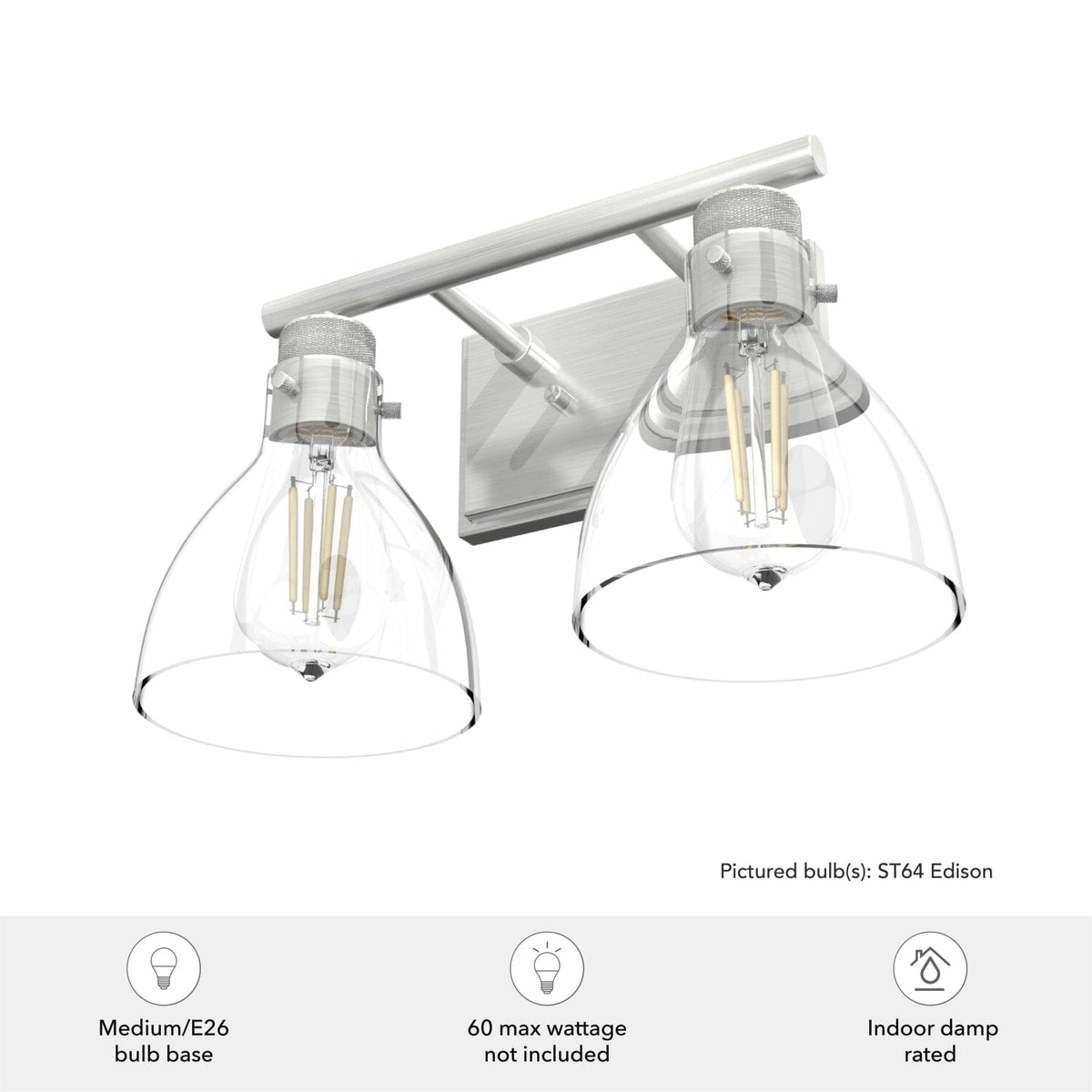 Van Nuys 2 Light Vanity