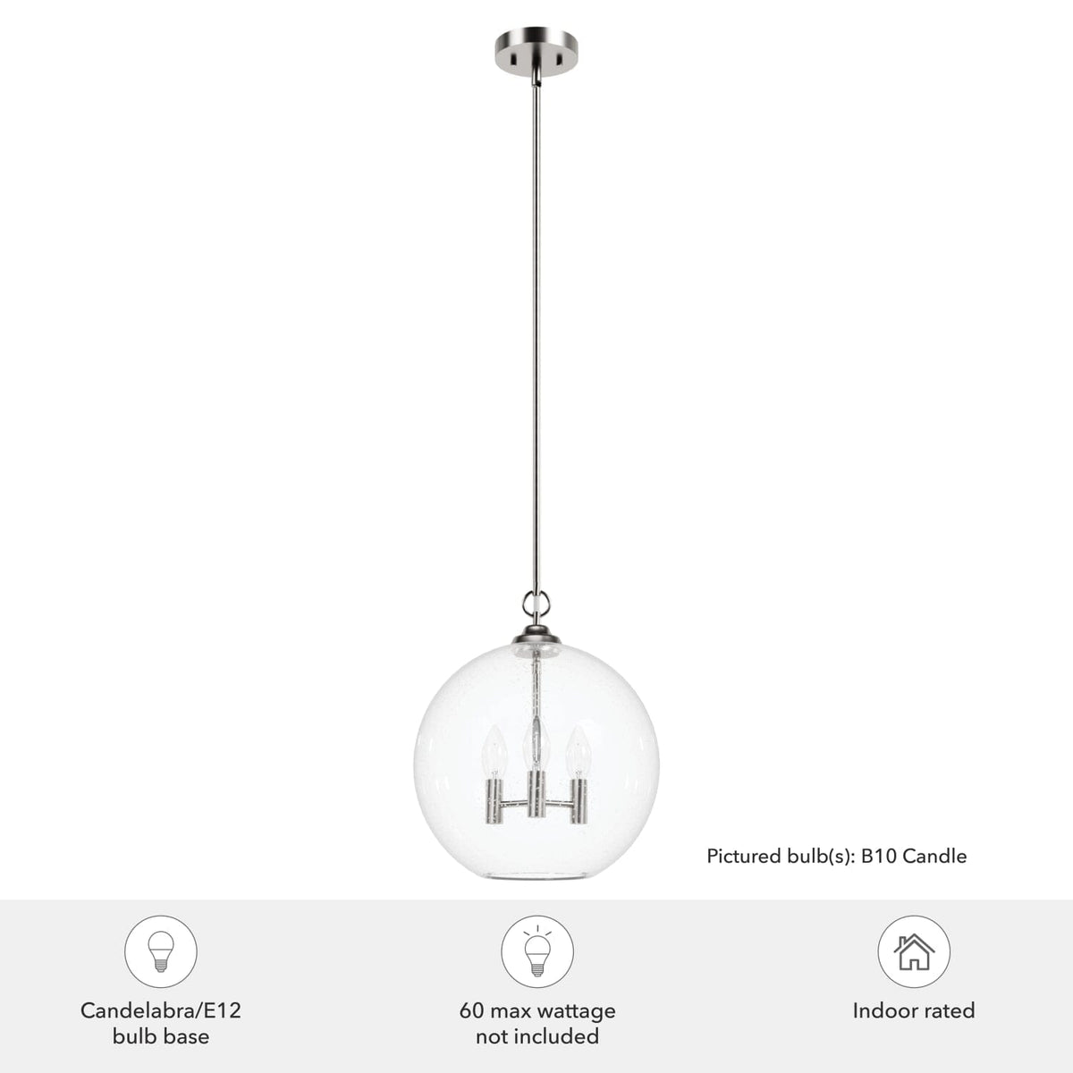 High Oaks 3 Light Pendant