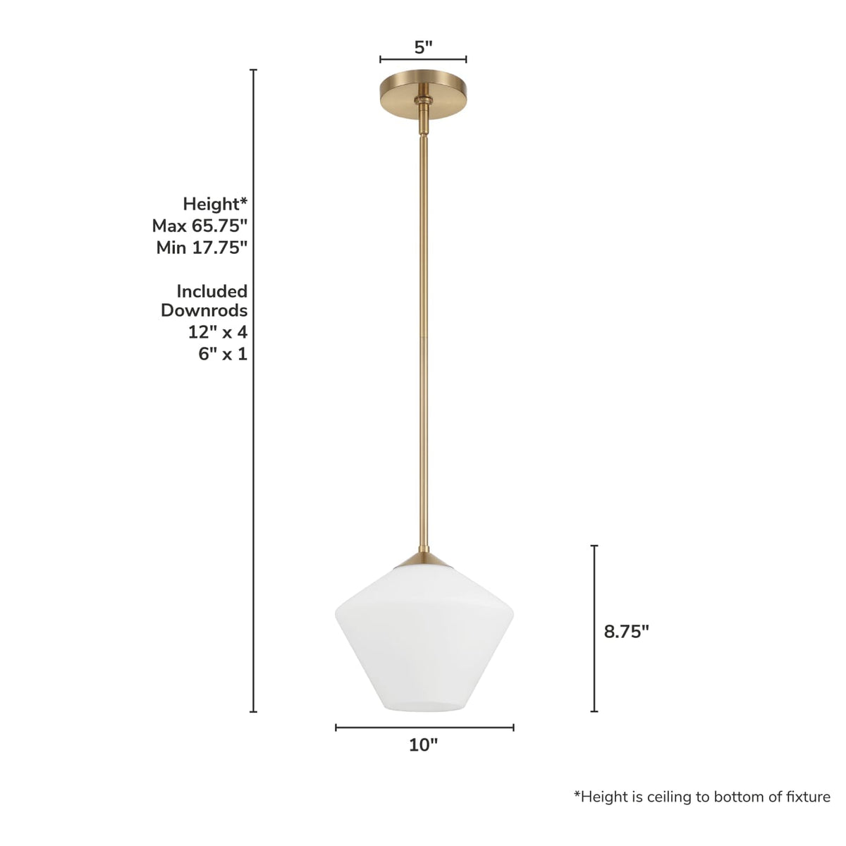 Celestial Valley 1 Light Small 10 Inch Pendant