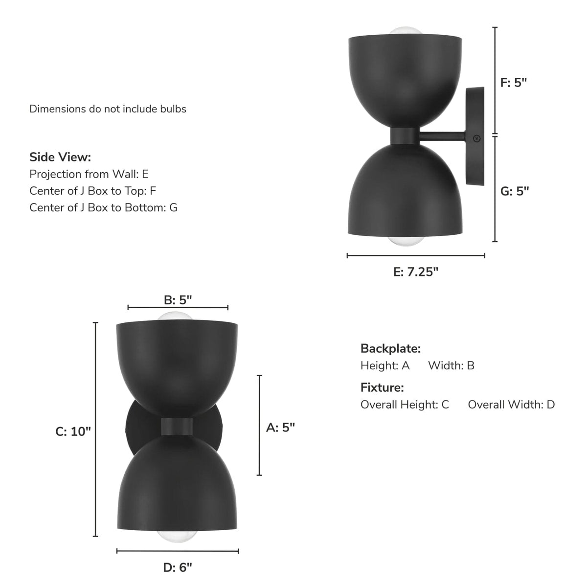 Erling 2 Light Medium 10 Inch Sconce