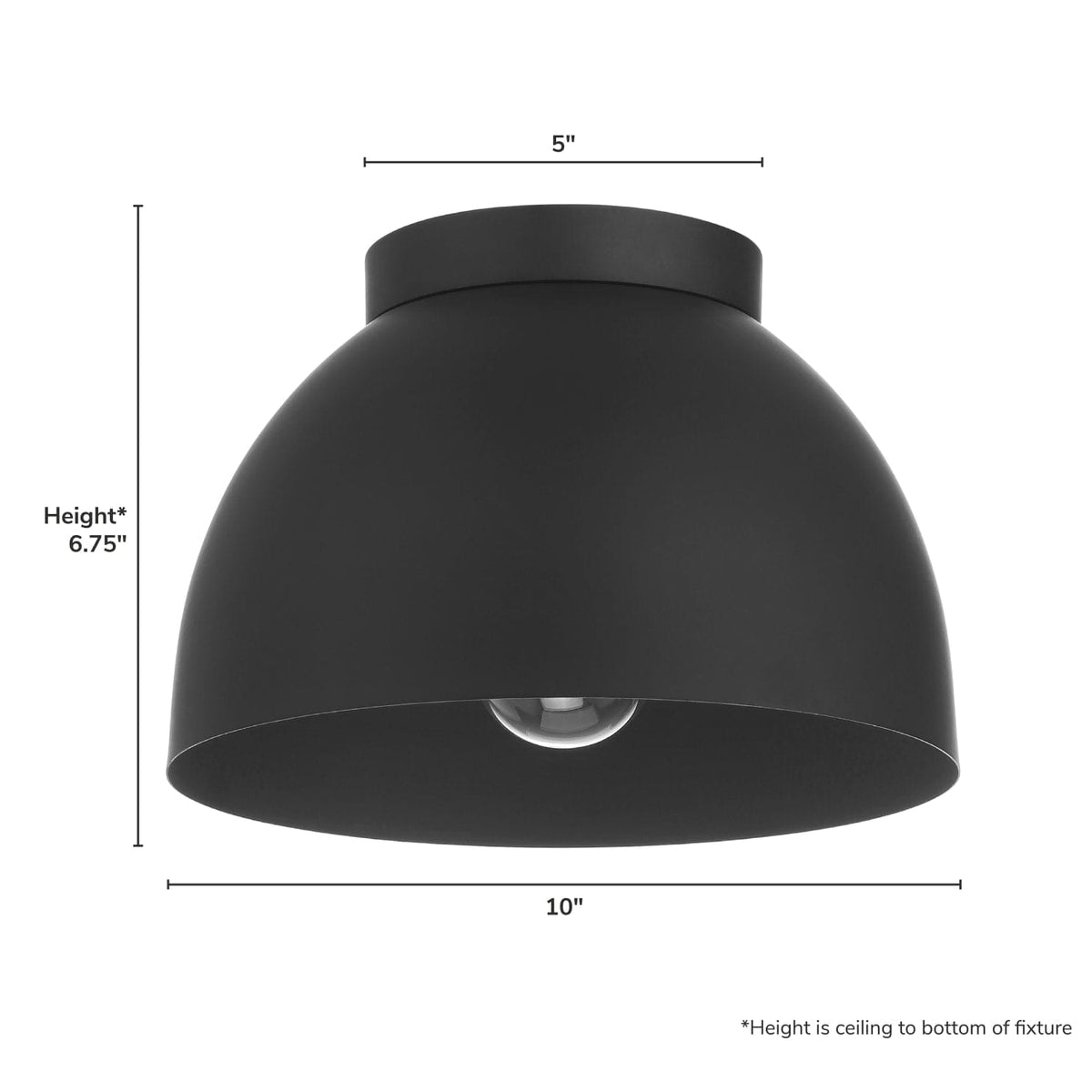 Erling 1 Light Medium 10 Inch Flush