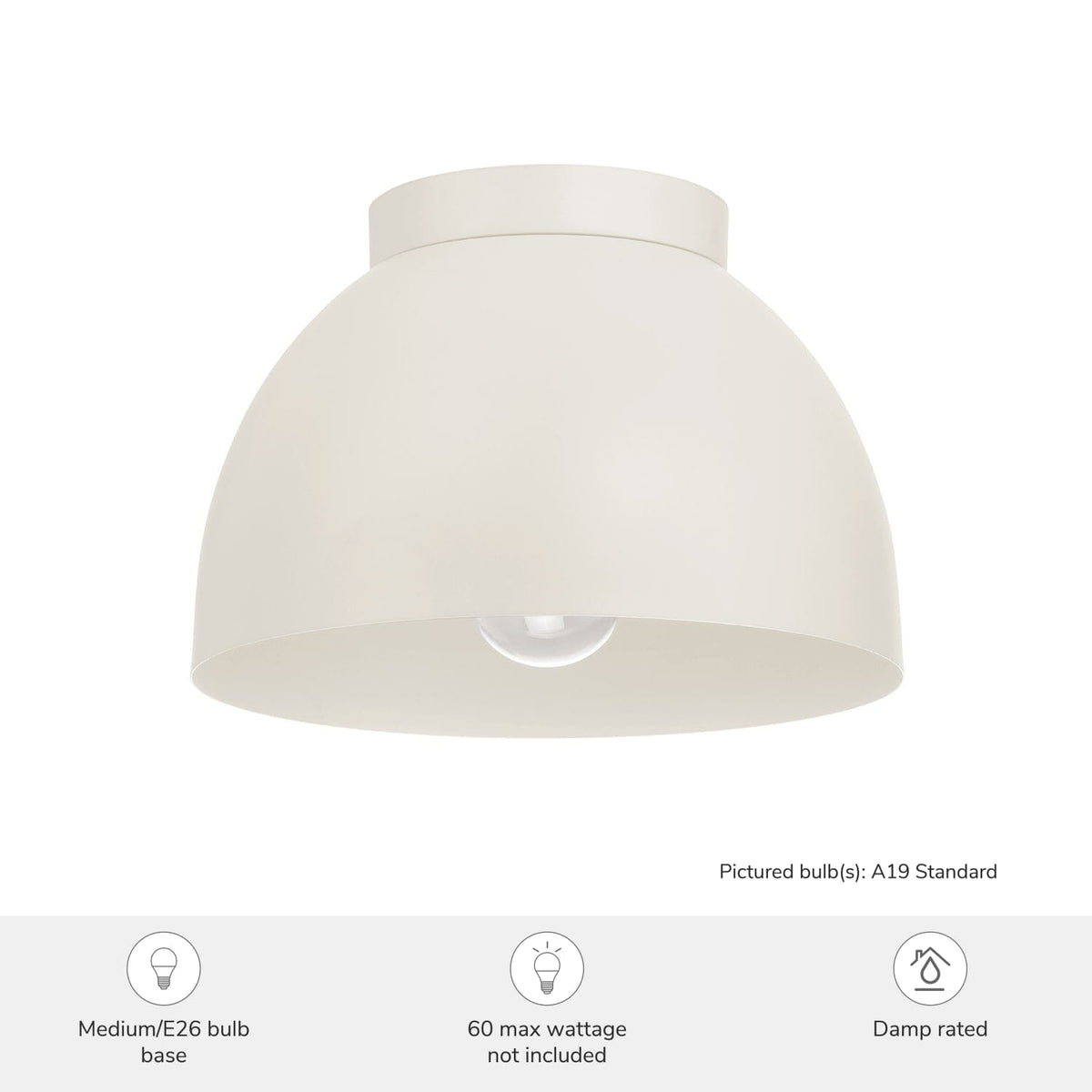 Erling 1 Light Medium 10 Inch Flush