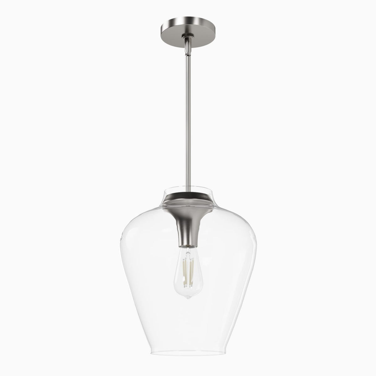 1 Light Medium 12 Inch Pendant