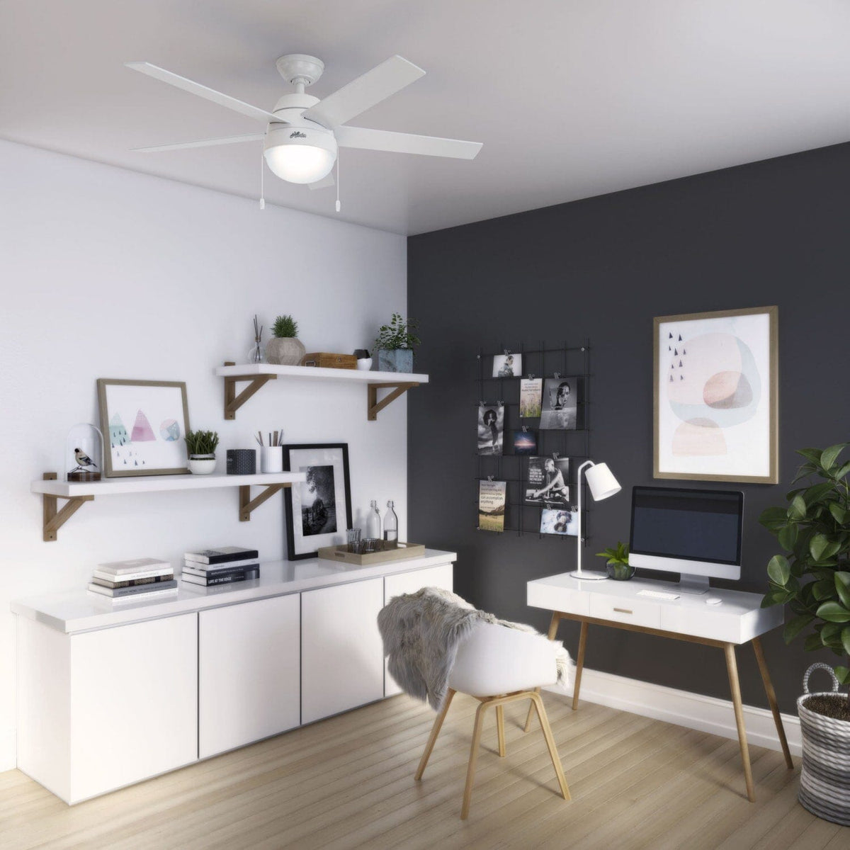 Anslee with LED Light 52 inch