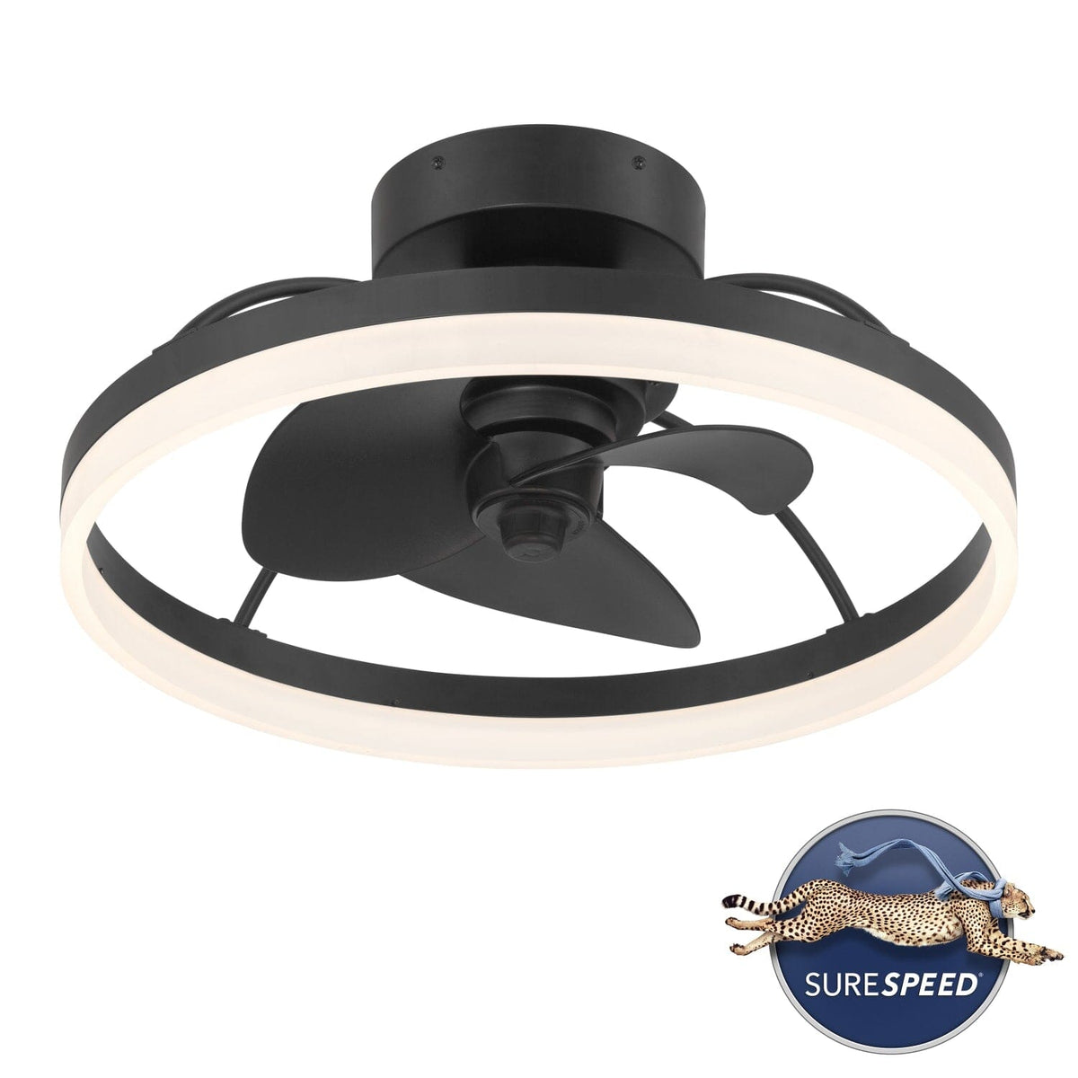 Avel Indoor SureSpeed Low Profile Fandelier 20 inch with Light and Remote