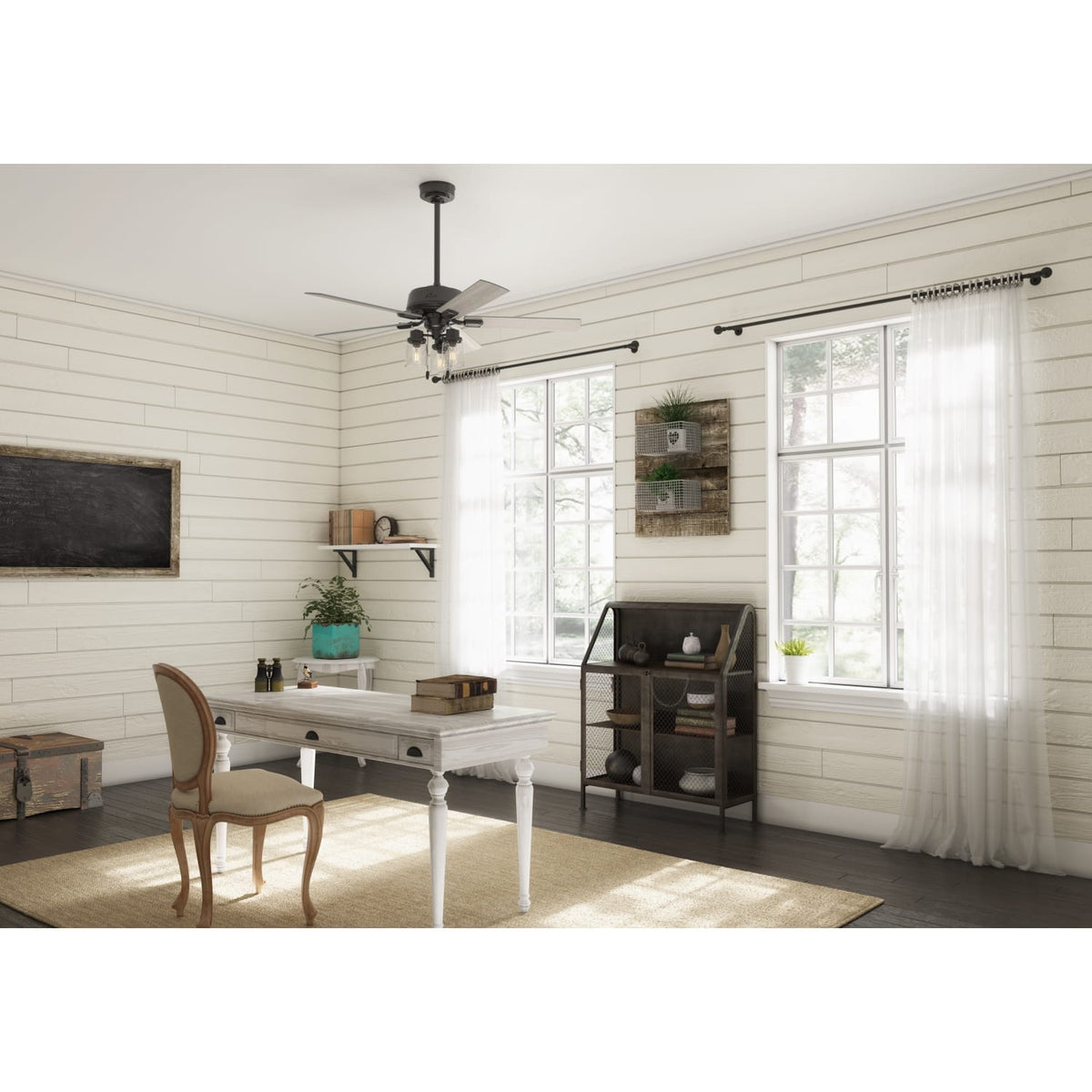 Hartland with LED Light and Pull Chain 52 inch