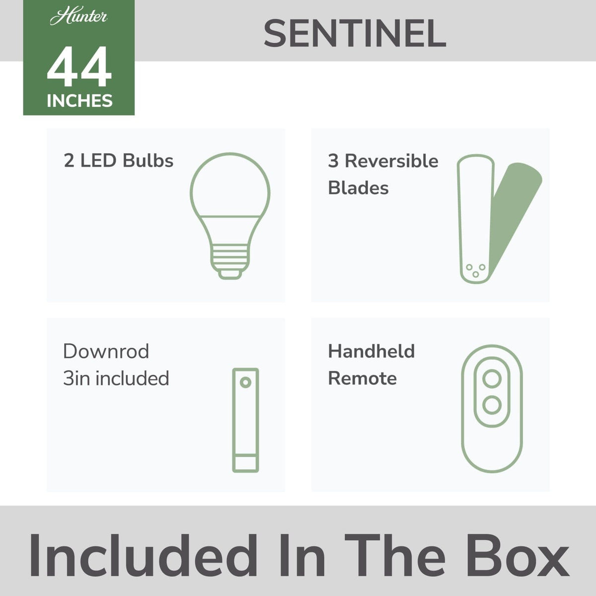 Sentinel with LED Light 44 inch