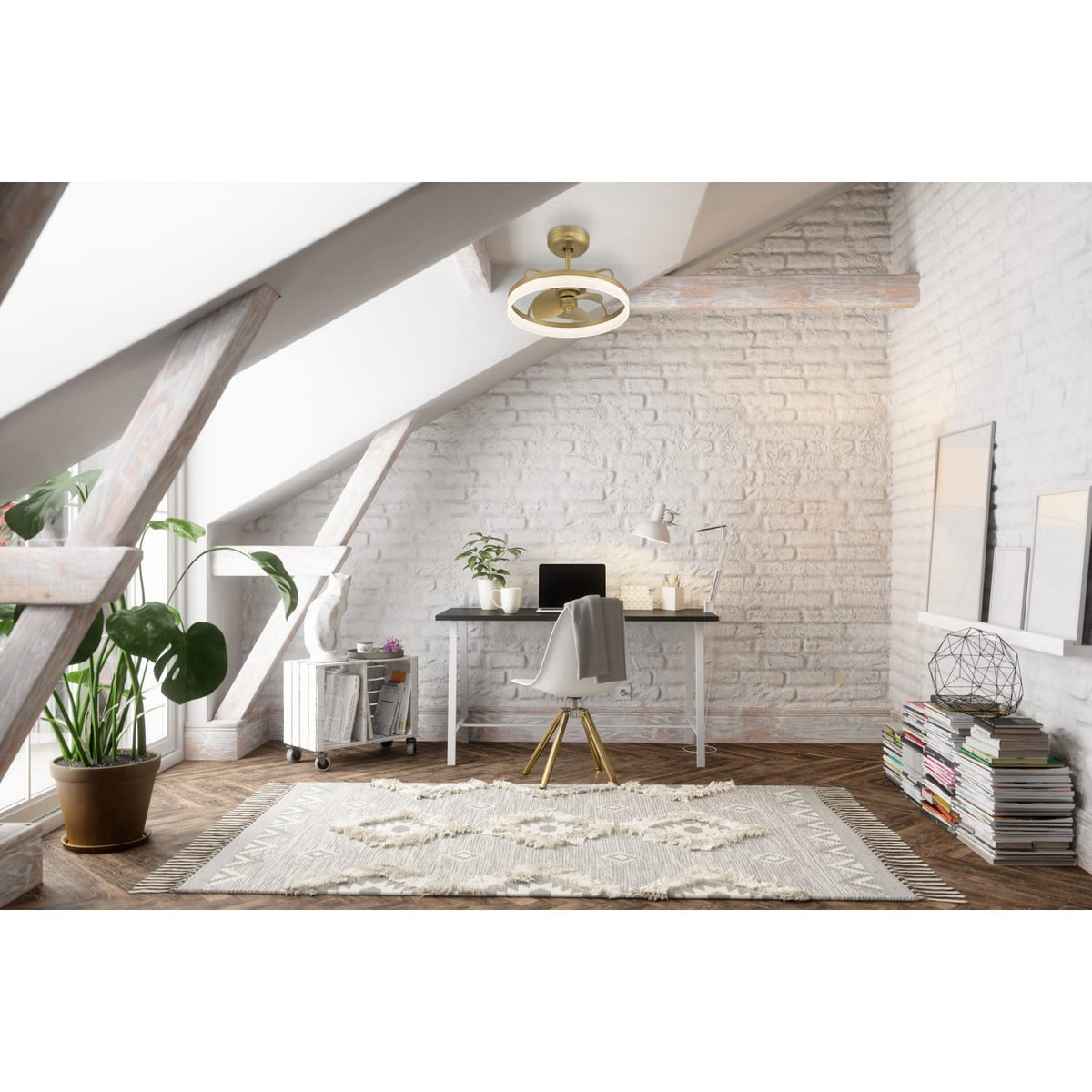 Avel Indoor SureSpeed Fandelier 20 inch with Light and Remote