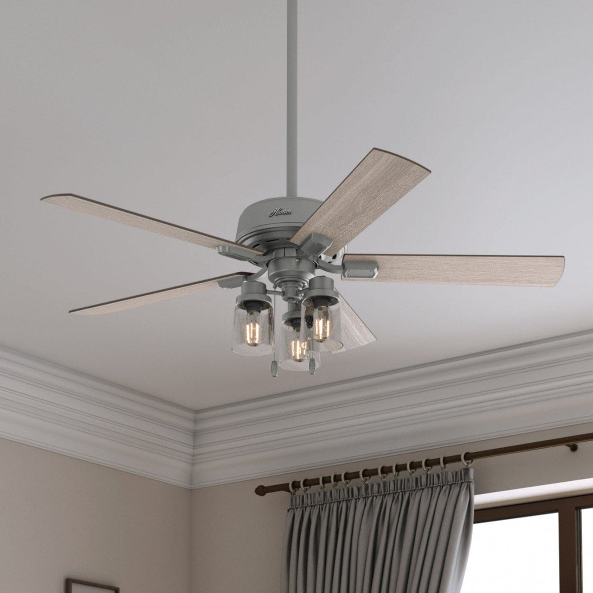 Hartland with LED Light and Pull Chain 52 inch