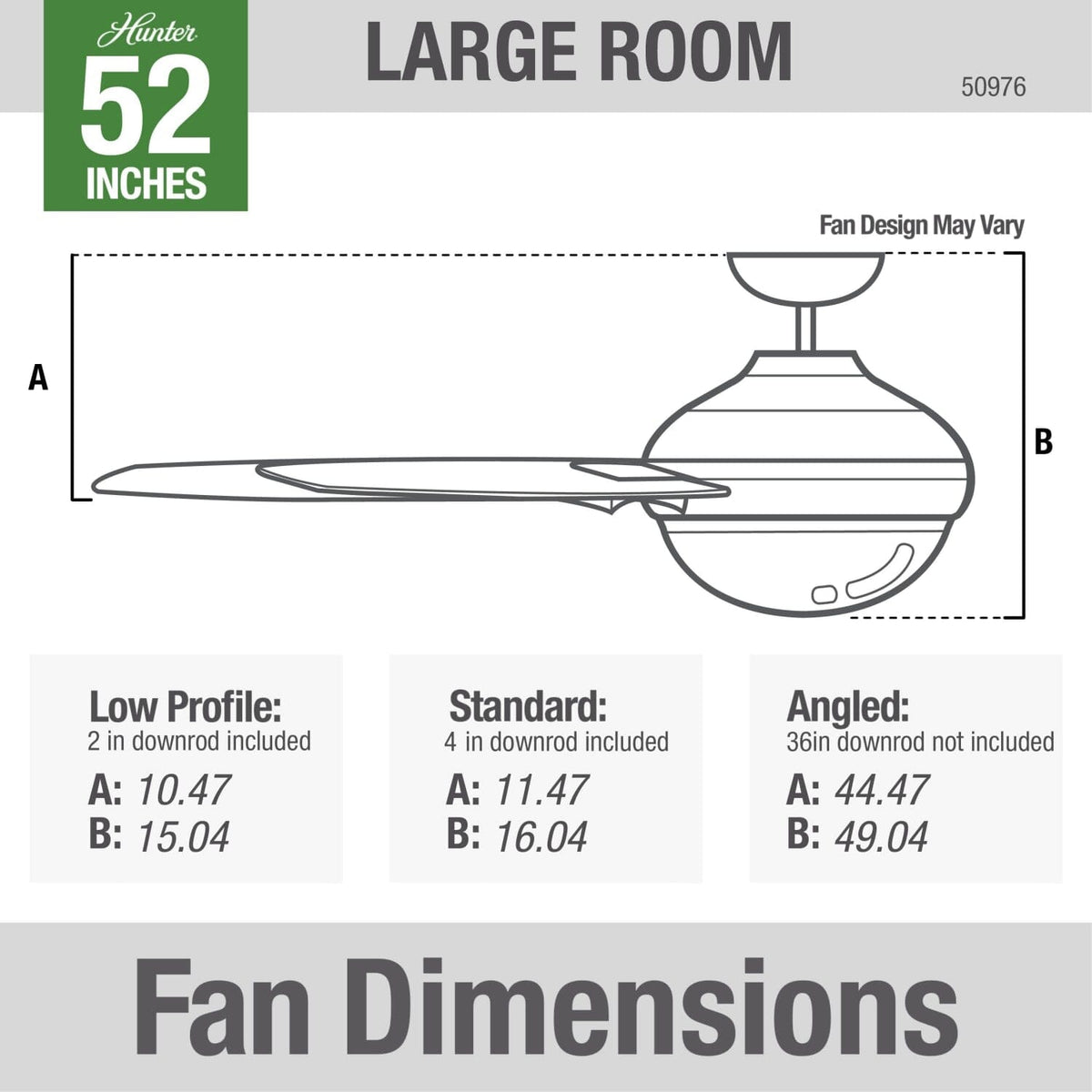 Sotto with LED Light 52 inch