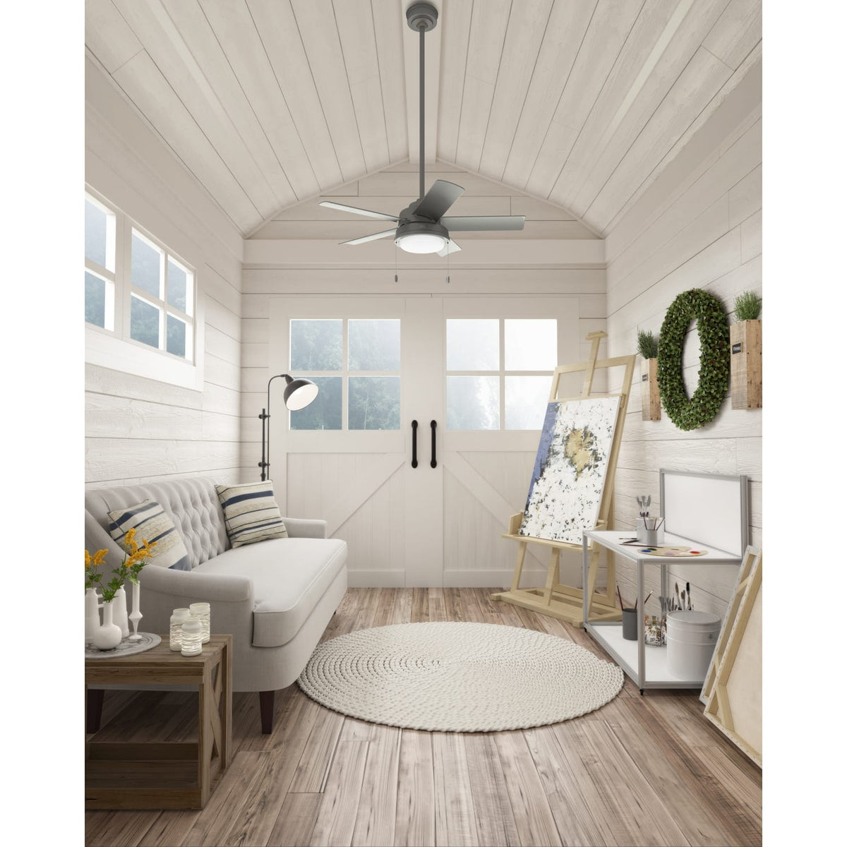 Seawall Outdoor with LED Light 44 inch