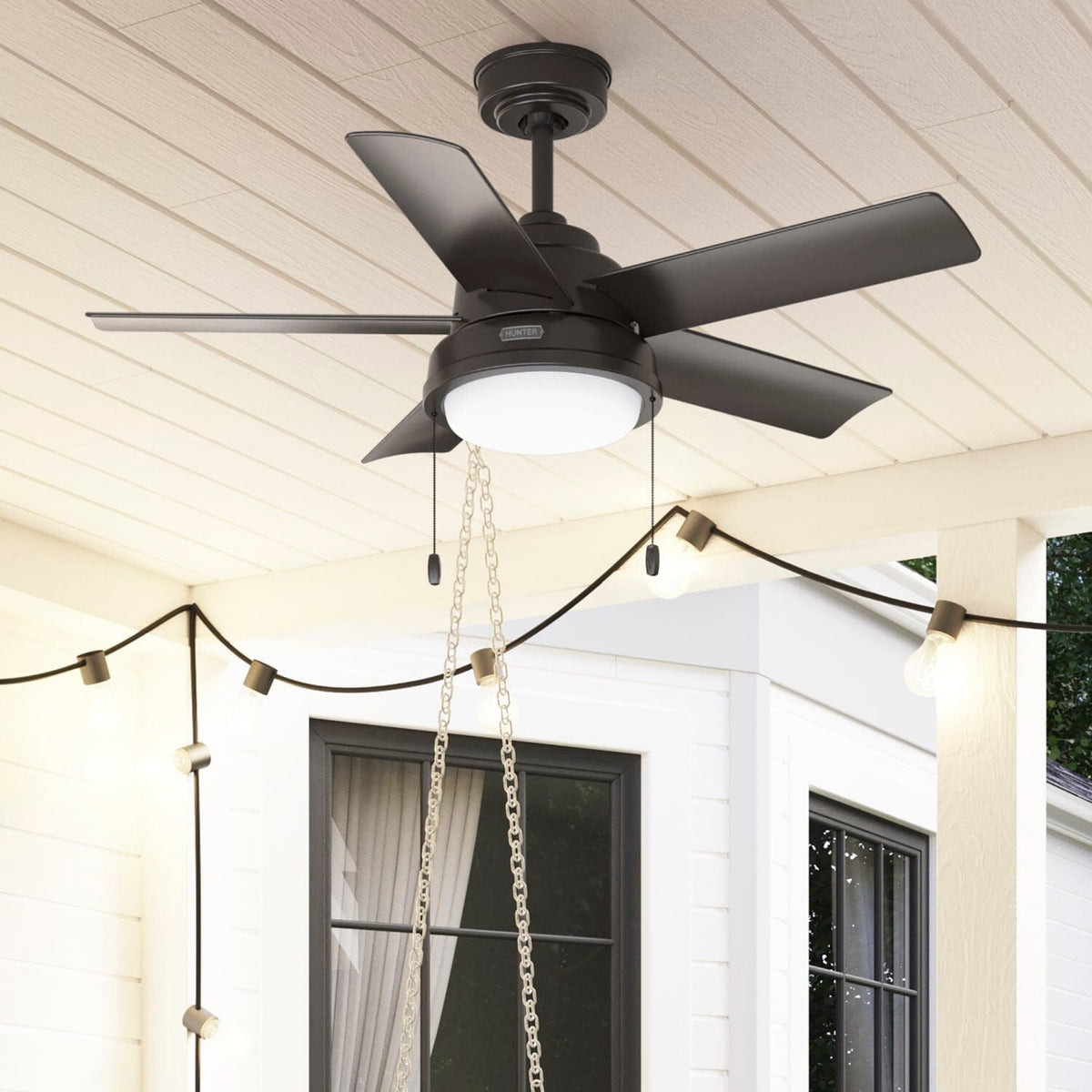 Seawall Outdoor with LED Light 44 inch