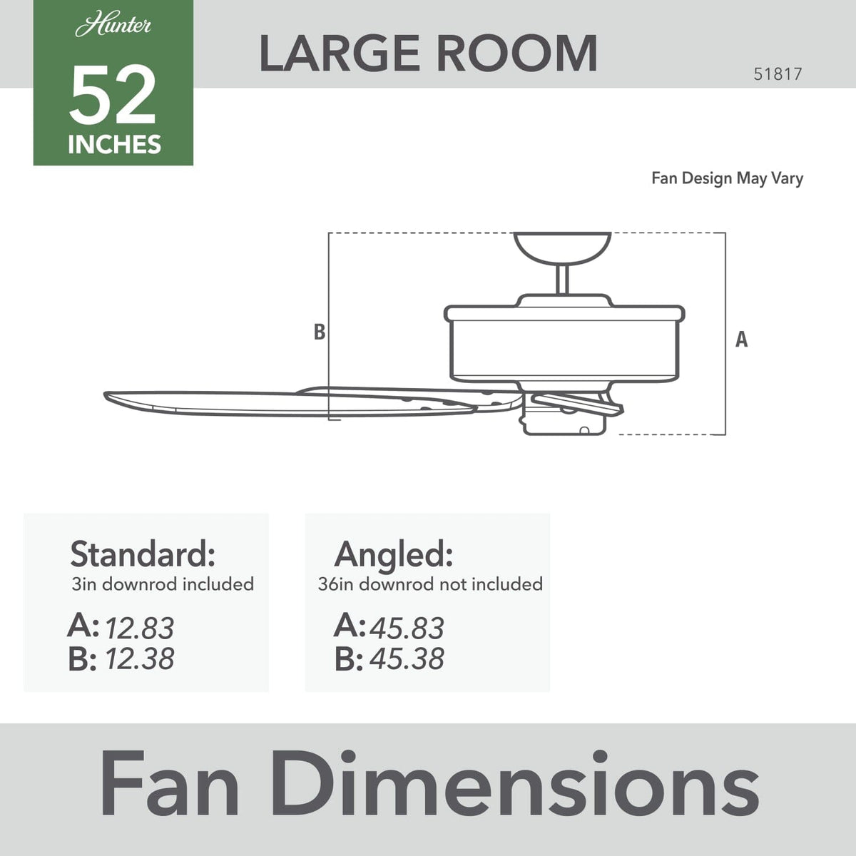 Gilrock No Light 52 inch