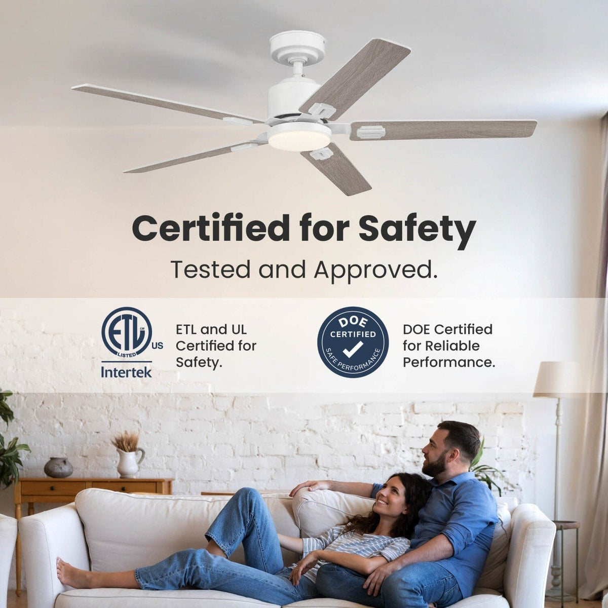 Eleve Comfort 5 Blade Indoor 52 inch M5