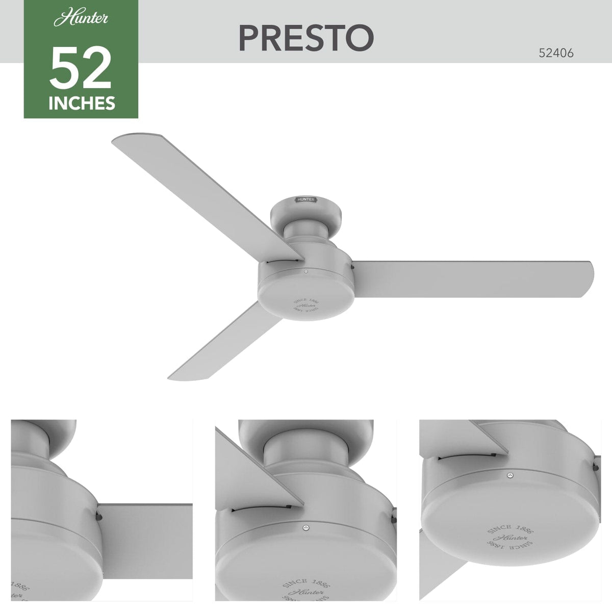 Presto Low Profile 52 inch