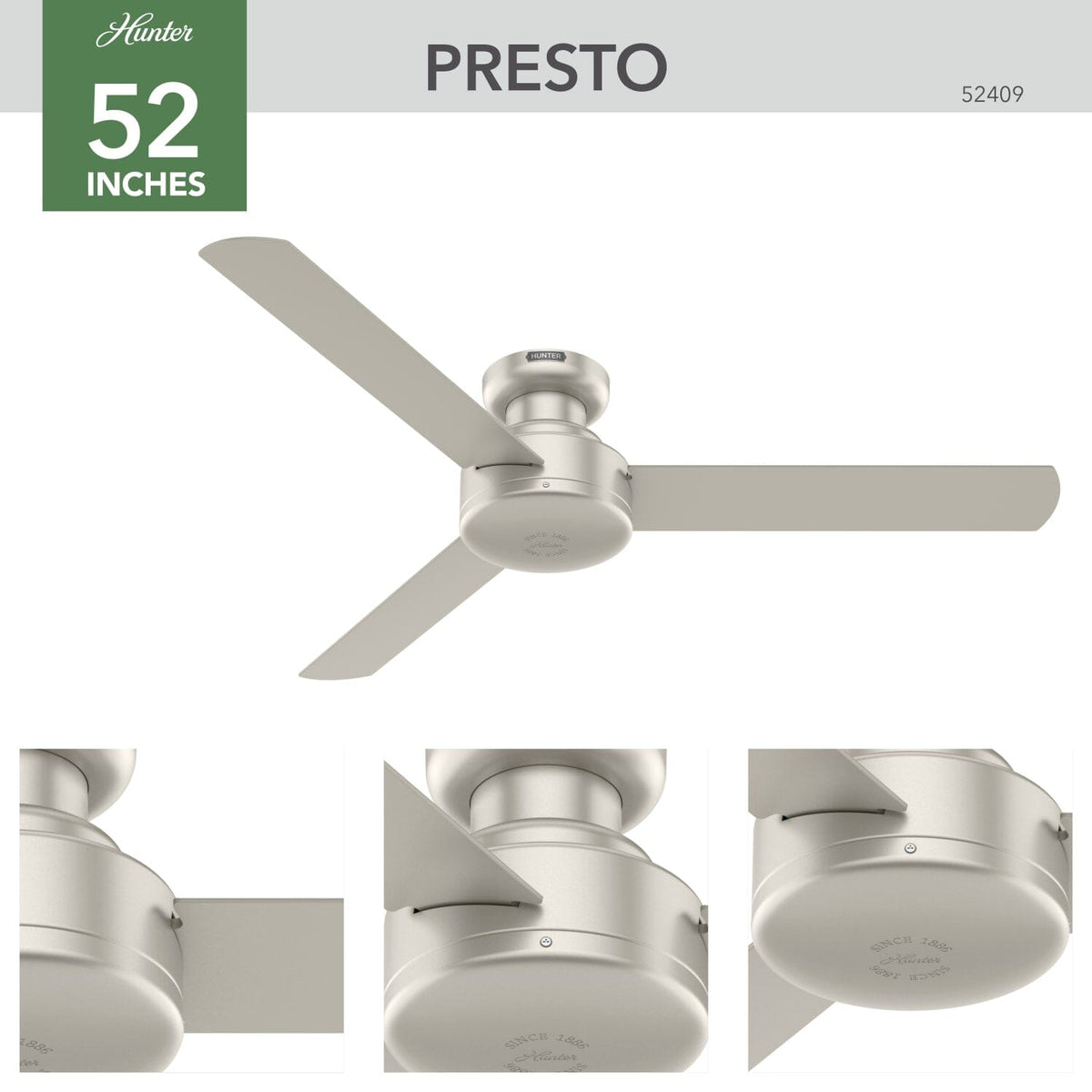 Presto Low Profile 52 inch