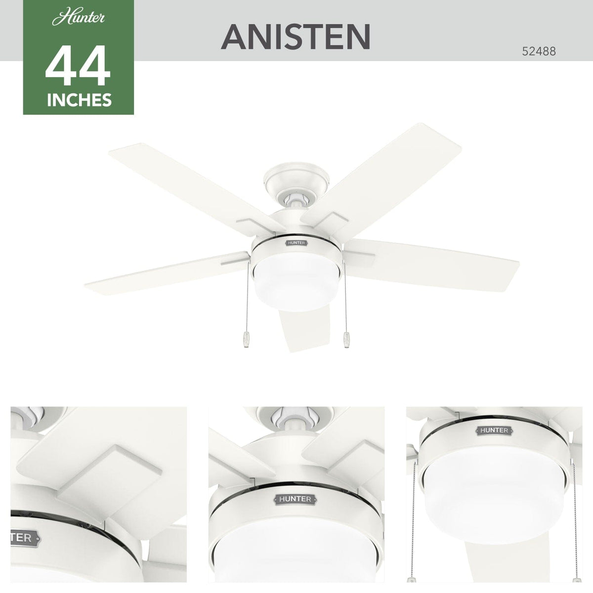 Anisten with LED Light 44 inch