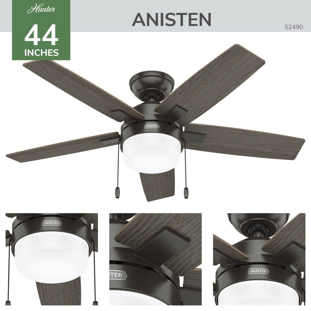 Anisten with LED Light 44 inch