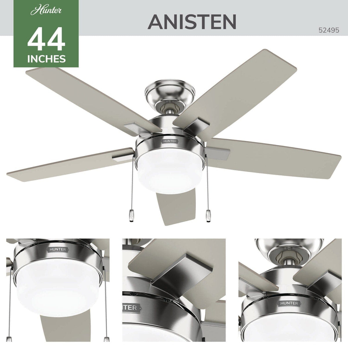 Anisten with LED Light 44 inch