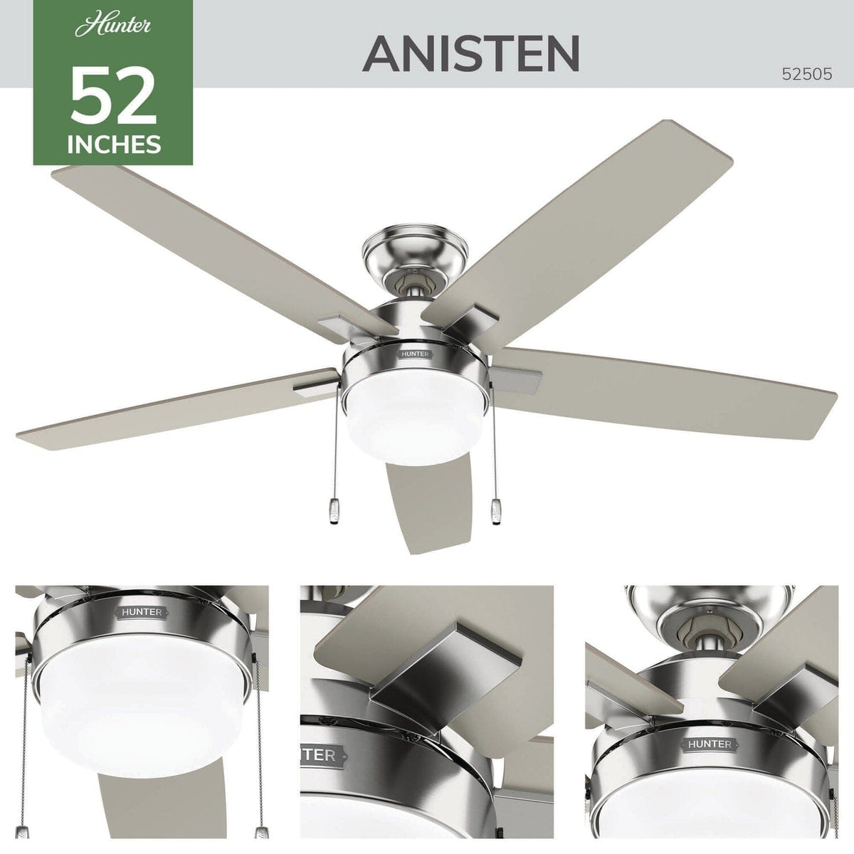 Anisten LED Light 52 inch