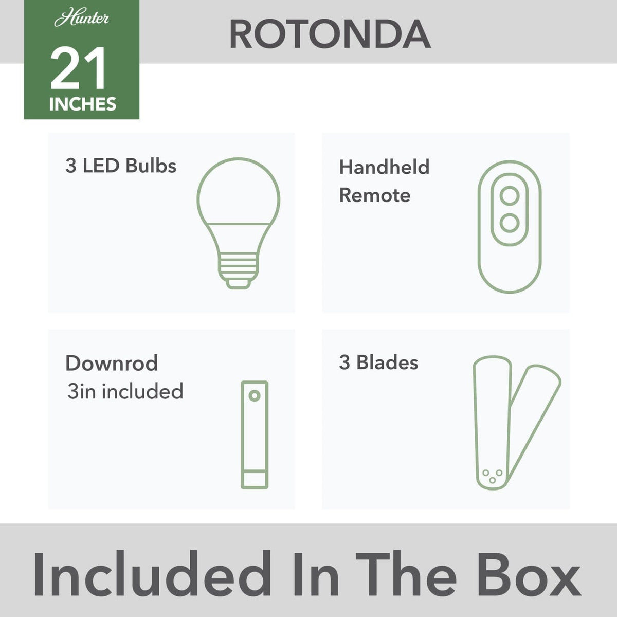 Rotonda with LED Light 20 inch