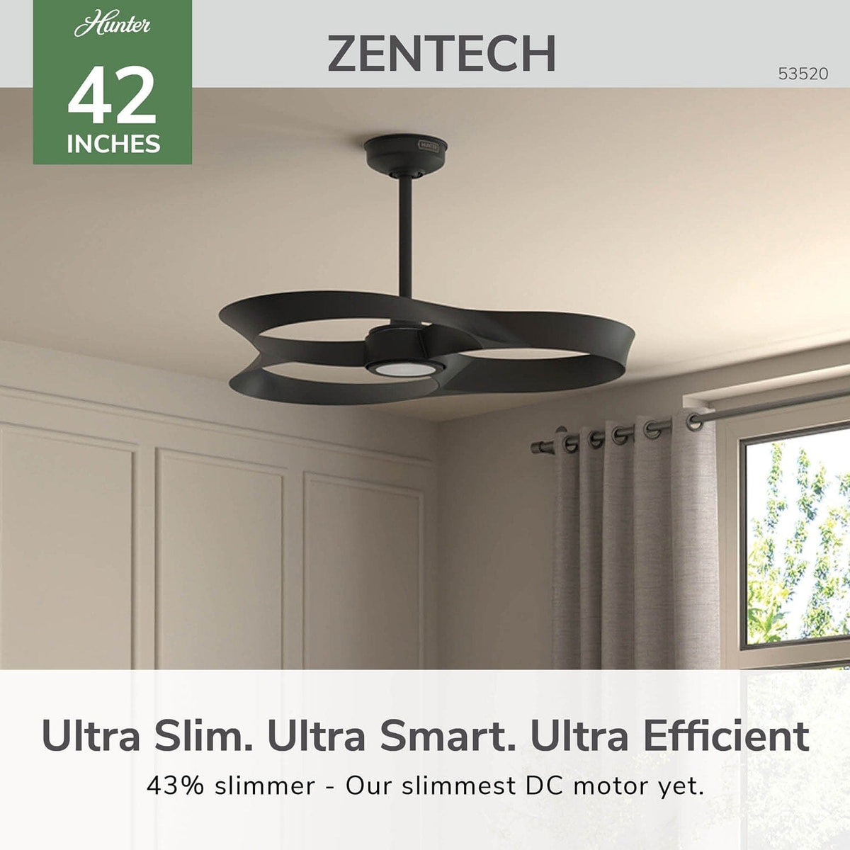 ZenTech Bladeless Indoor Outdoor with LED Light