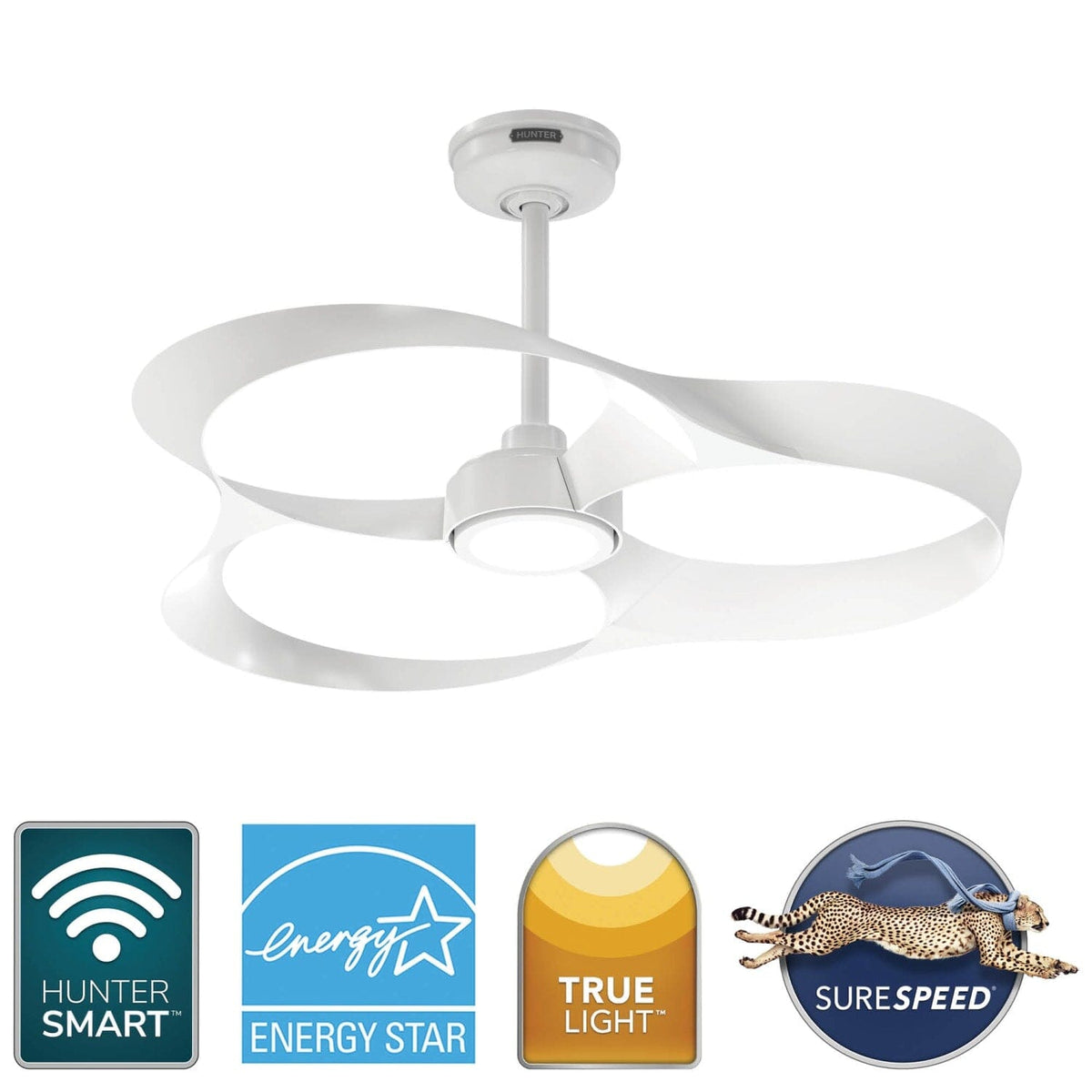 ZenTech Bladeless Indoor Outdoor with LED Light