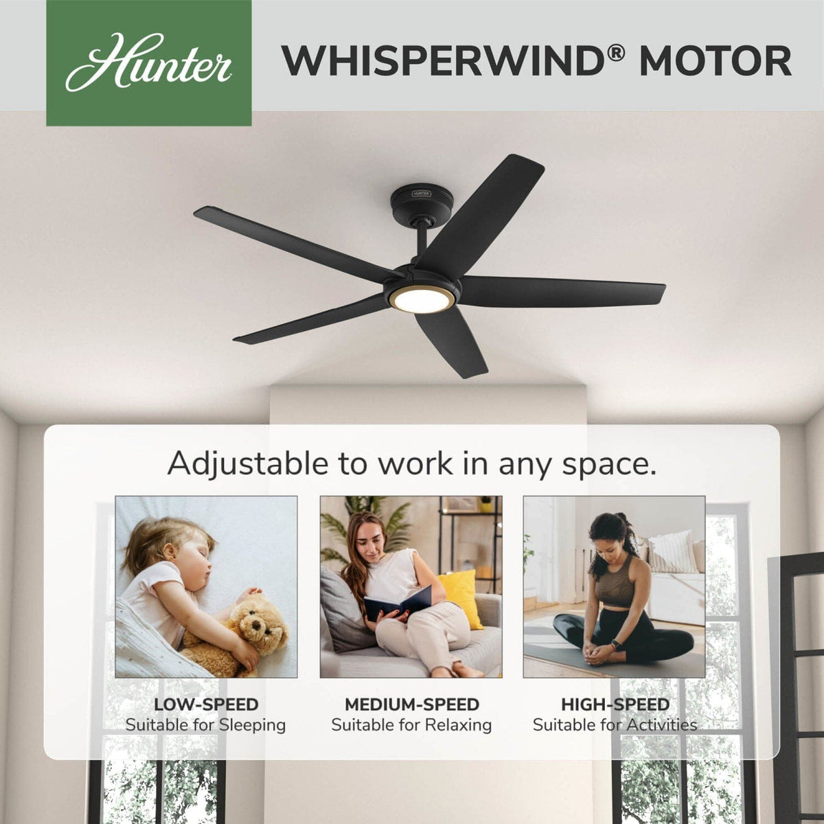 ZenTech 5 Blade Outdoor Smart Fan 52 inch