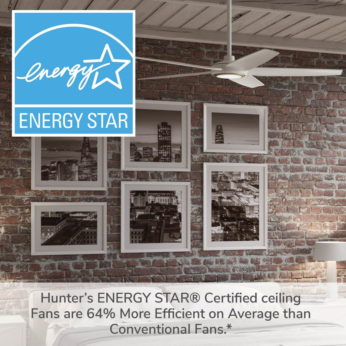 ZenTech 5 Blade Outdoor Smart Fan 52 inch