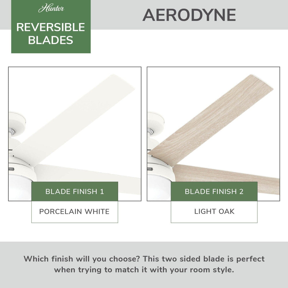 Aerodyne Indoor Smart Fan Energy Star with LED and Reversible Blades and Remote 60 inch
