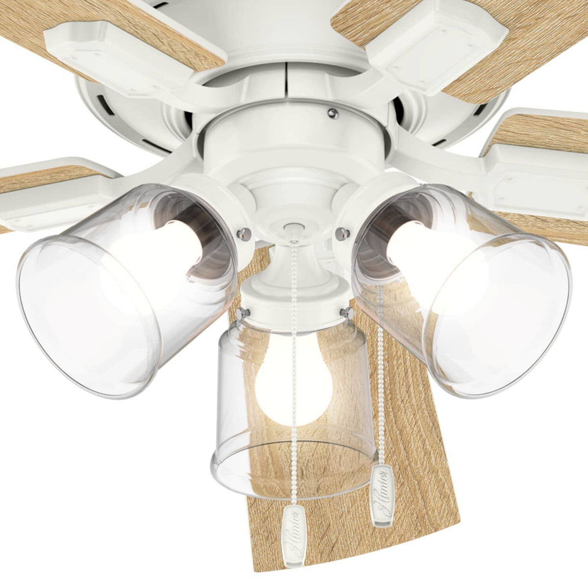 Crestfield Low Profile with 3 LED Lights 52 inch