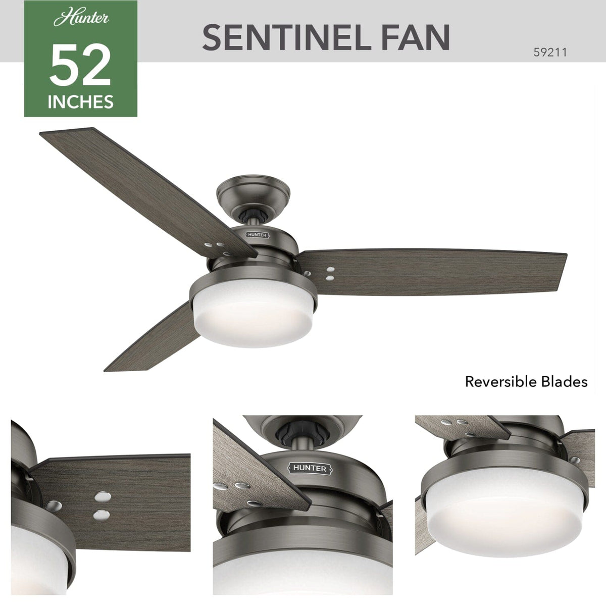 Sentinel with LED Light 52 inch