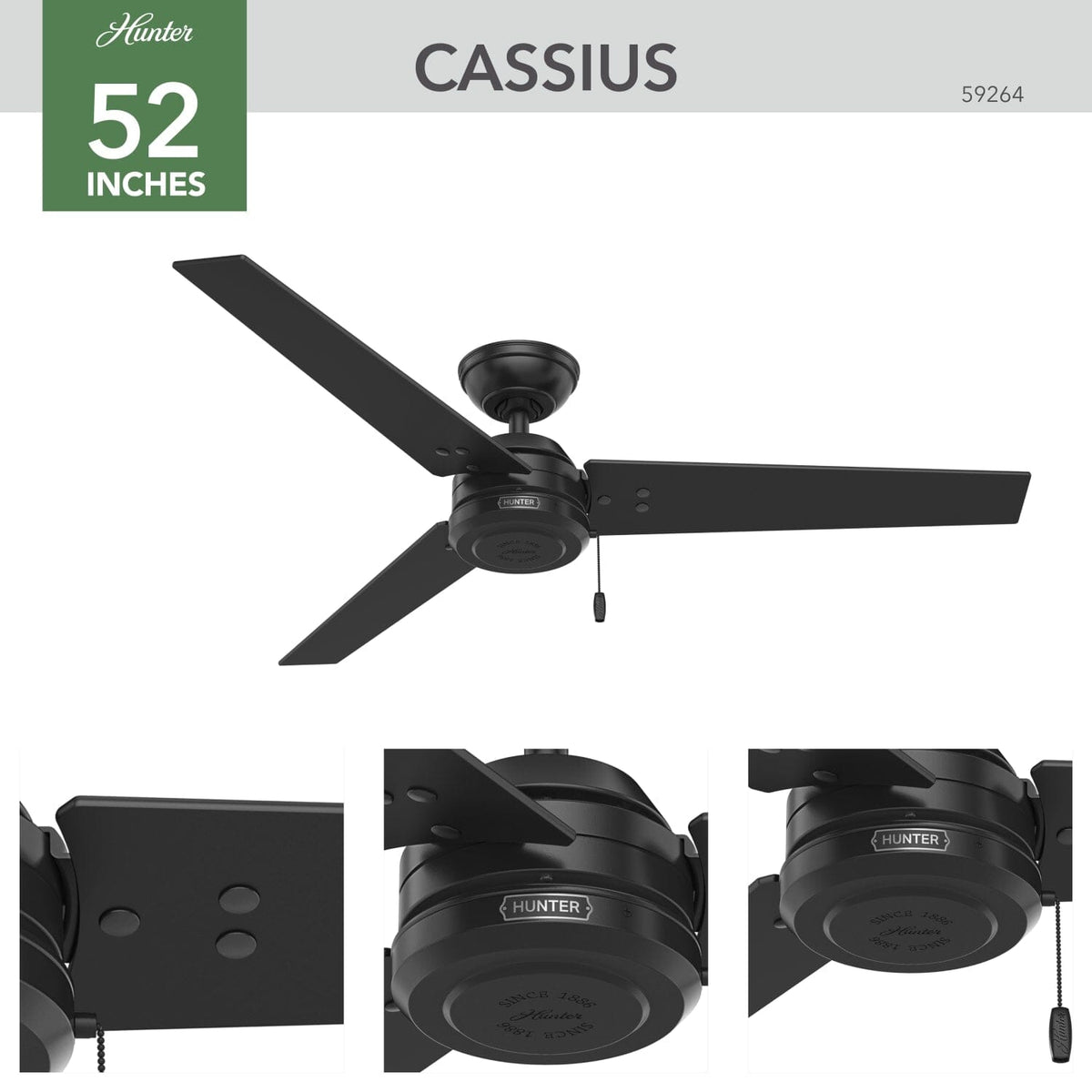 Cassius Outdoor 52 inch