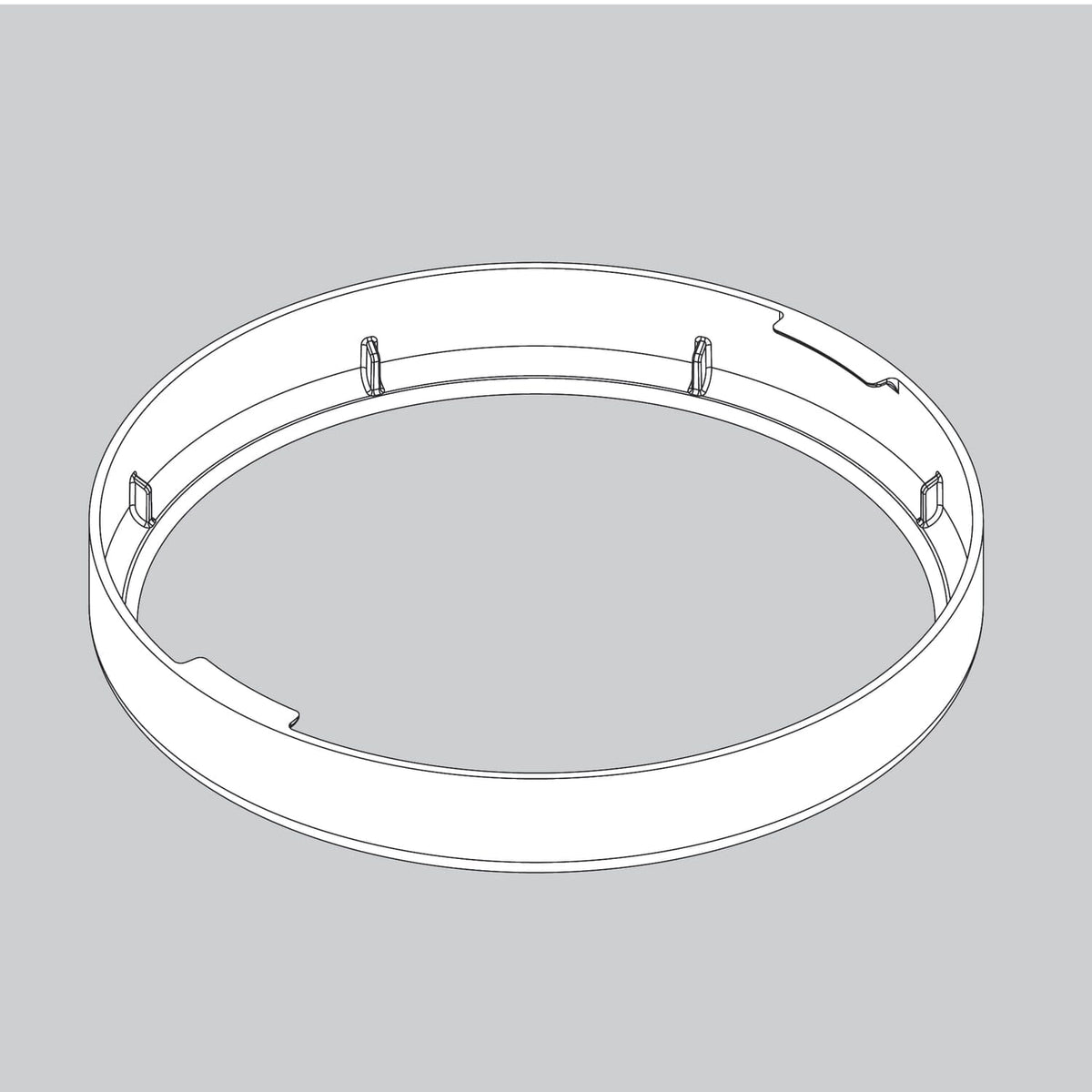 Canopy Ring-Matte Black - 8451201119