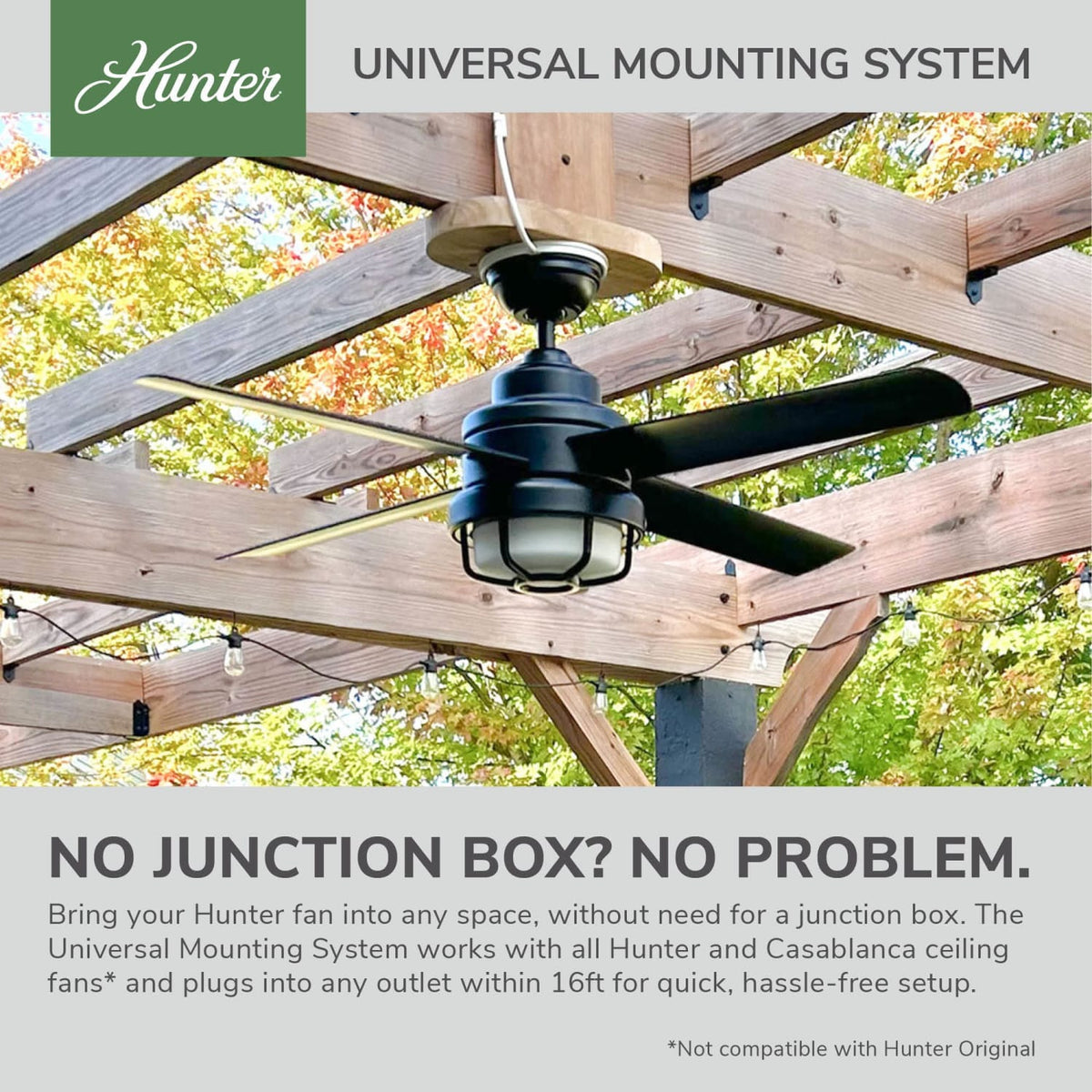 Plug-In Ceiling Fan Universal Mounting System - 99985