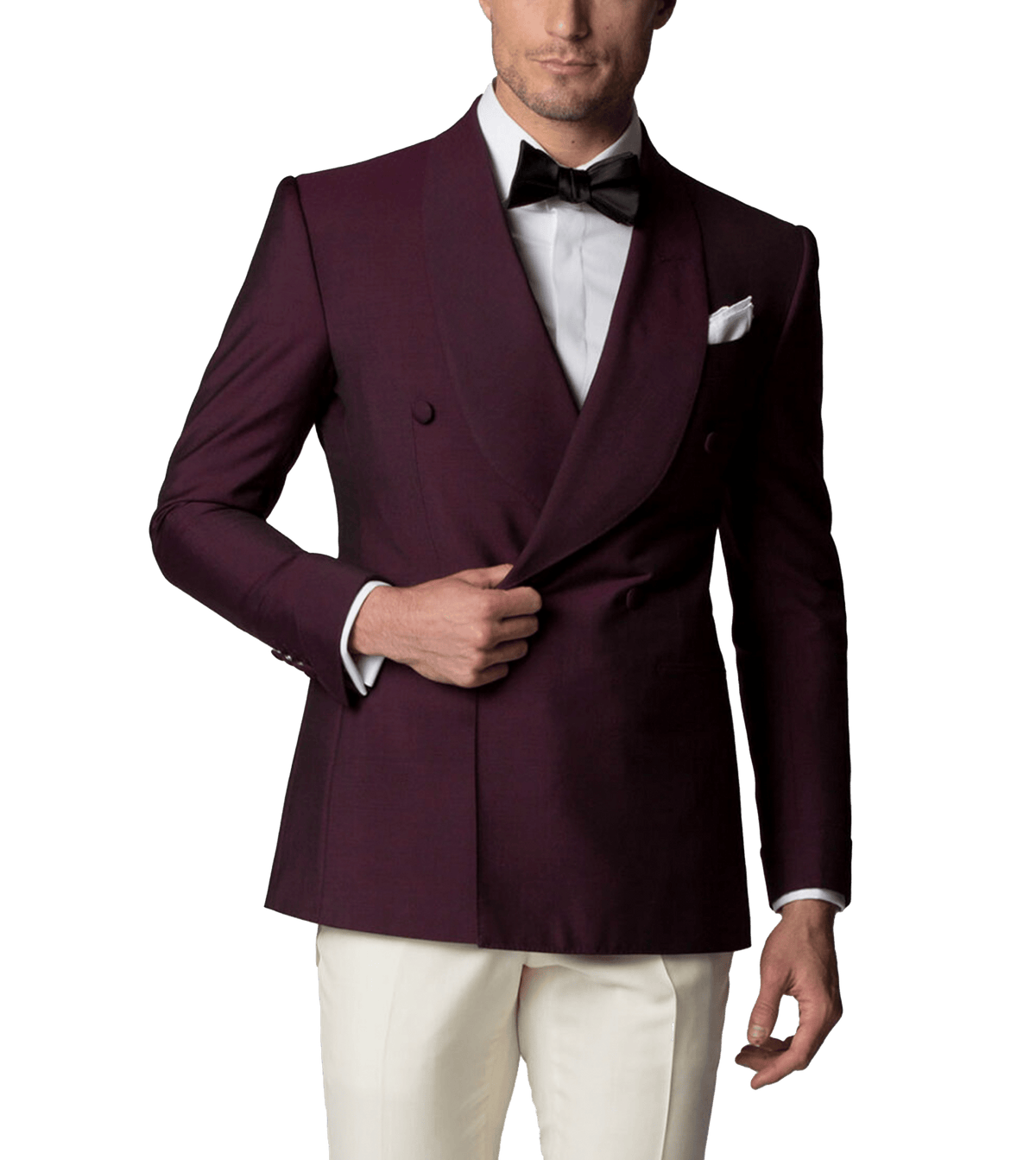 (product) Berry Mohair Bespoke Dinner Jacket - custom suits nyc bespoke tailor midtown, noho