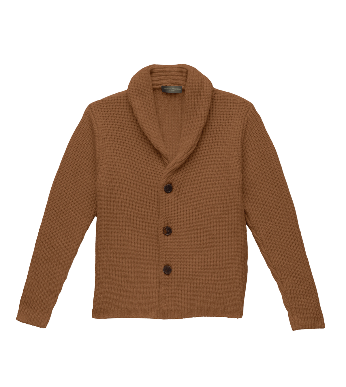 Dark Camel Heavy Gauge Merino Knit Blazer - custom suits nyc bespoke tailor midtown, noho