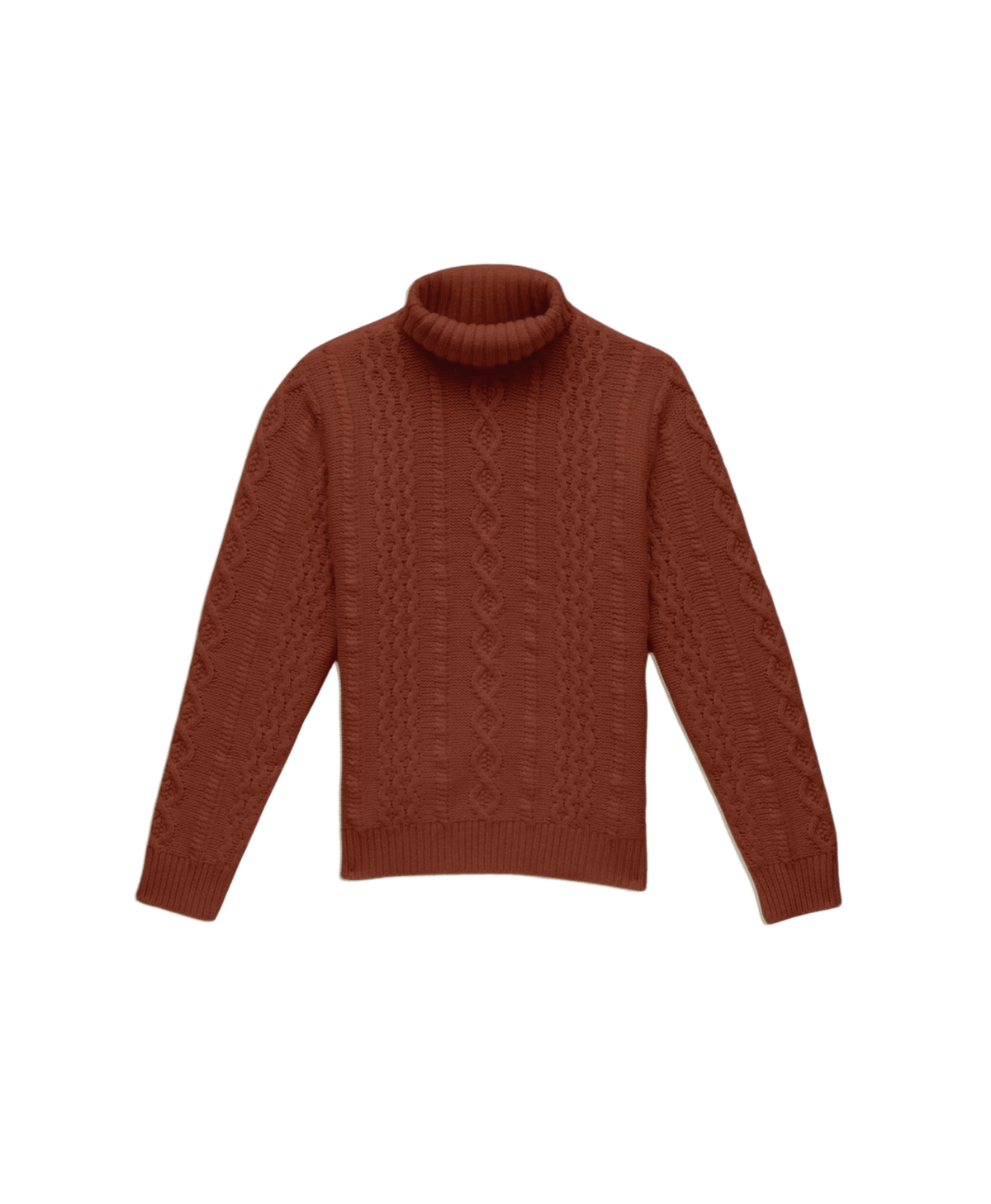 Michael-Andrews-Merino-Wool-Fisherman-Turtleneck-in-Rust - custom suits nyc bespoke tailor midtown, noho