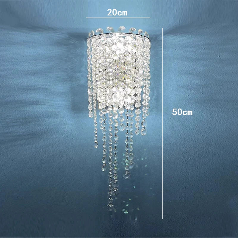Afralia™ French Crystal Chandelier Staircase Villa LED Lustre - Luxury Designer Lighting Fixtures