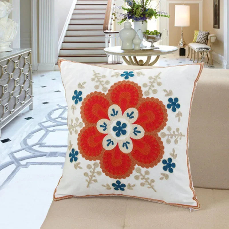 Afralia™ Embroidery Body Pillow: Nordic Comfort for Home & Office