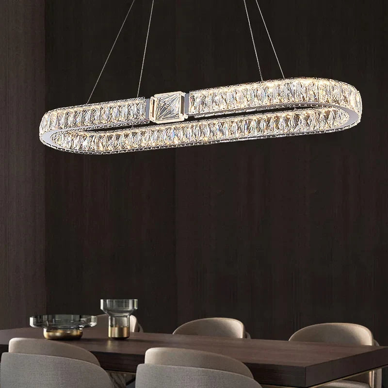 Afralia™ Crystal Chandeliers: Modern Luxury Lighting for Home Villa Living Dining Room Decor