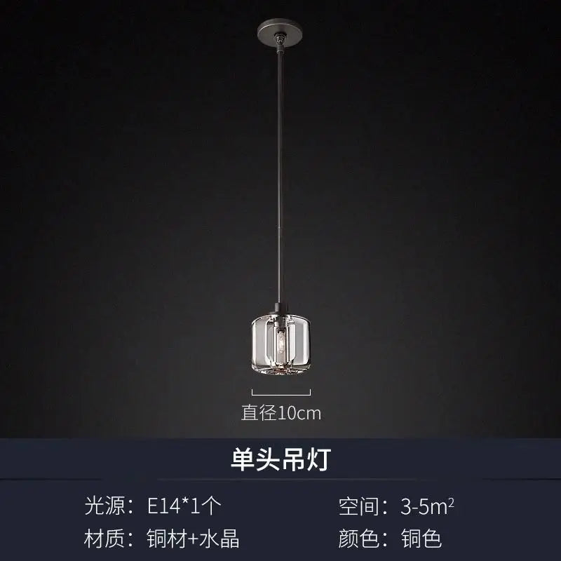 Afralia™ Luxury Crystal Chandelier LED Light for Home Decor and Dining, Nordic Style Glass Lighting