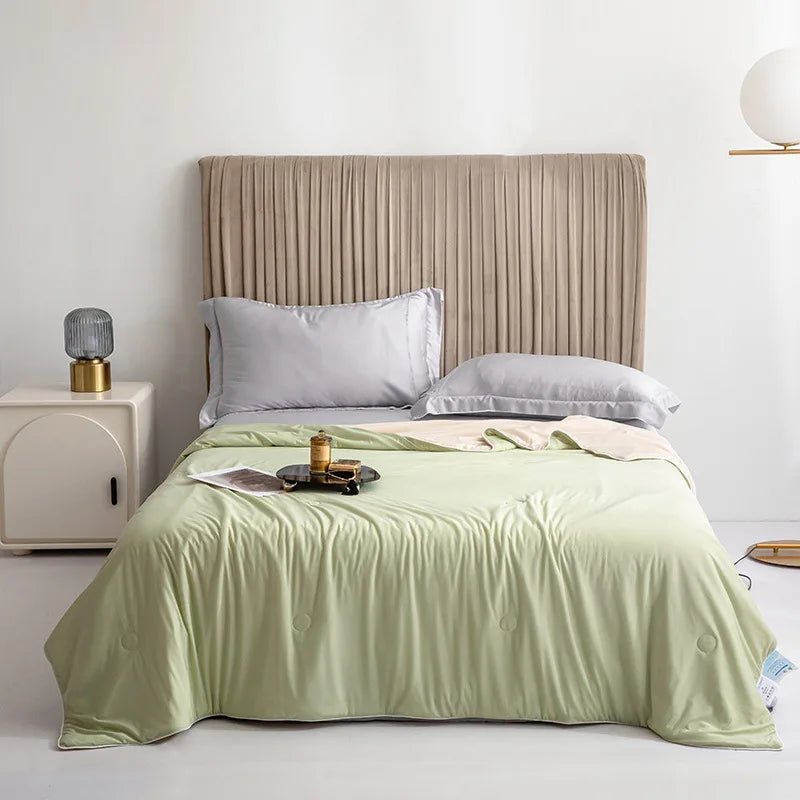 Afralia™ Silky Cooling Comforter Lightweight Summer Quilt Double Side Cold Fabric