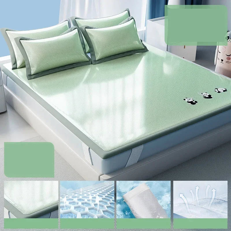 Afralia™ Cooling Antibacterial Mattress: High-quality, Skin-friendly, Breathable, Foldable, Summer Mat Protector