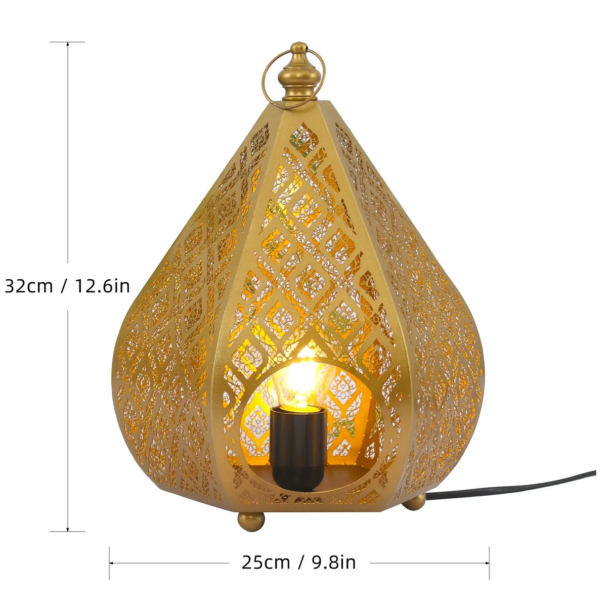 Afralia™ Gourd Candle Holder: European Retro Light Luxury Table Decor Ornament