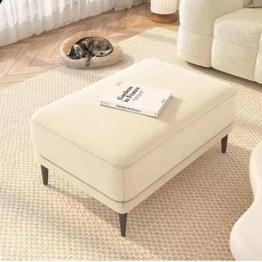 Afralia™ Nordic Luxury Sofa Pedal Stool, Stylish Living Room Ottoman Bed Stool