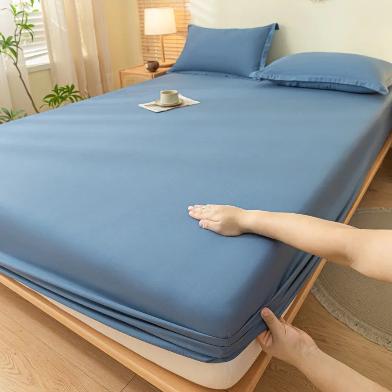 Afralia™ Winter Fitted Sheet: Soft & Cozy Full Bed Cover Set, 150/160/180x200cm