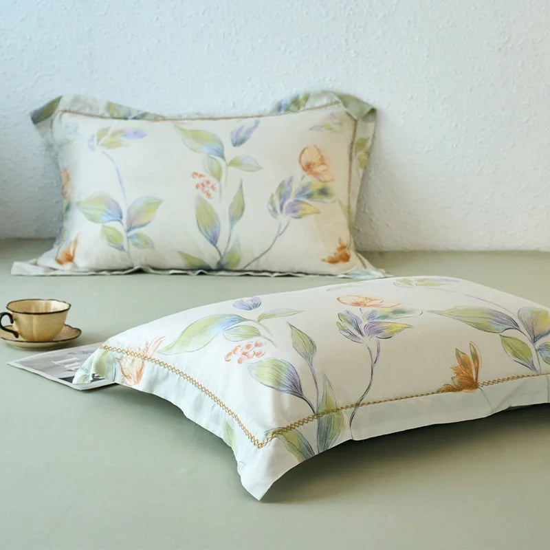 Afralia™ Luxury Silk Printed Pillowcase in High-Quality Lyocell Fiber